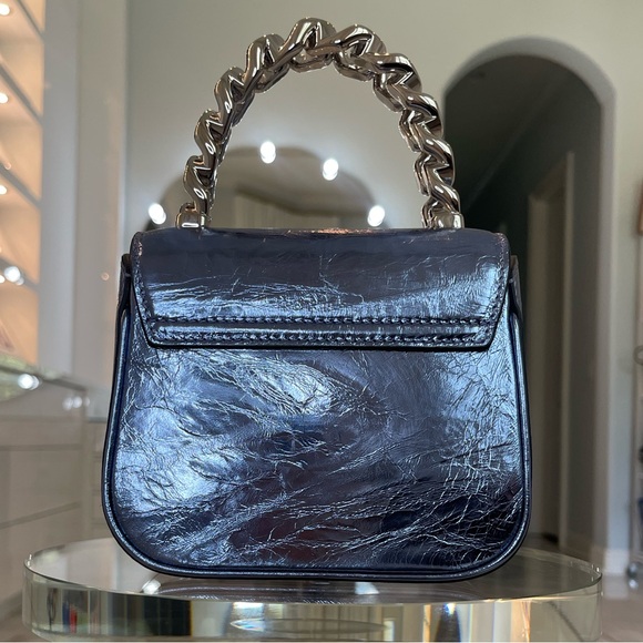 ๐SOLD๐ NWT Versace Crackled Lambskin La Medusa Mini Bag - Picture 3 of 7